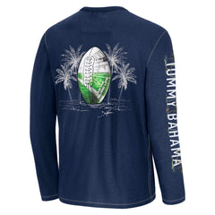 Denver Broncos Oasis Endzone Lux Long Sleeve T-Shirt - Blue cheap