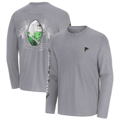 Atlanta Falcons Oasis Endzone Lux Long Sleeve T-Shirt - Gray discount