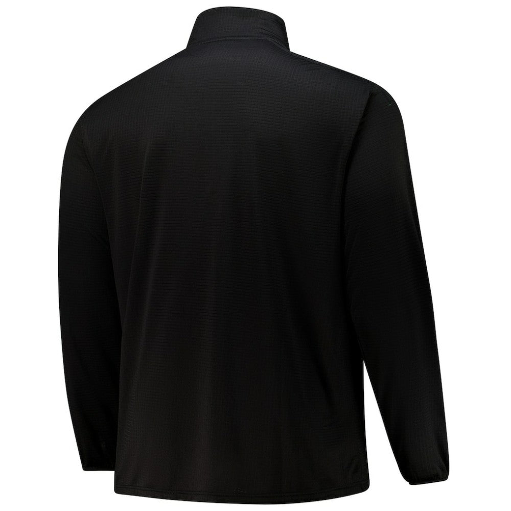 Minnesota Wild Fanatics Big & Tall Authentic Pro Quarter-Zip Top Black