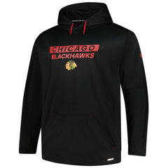 Chicago Blackhawks Fanatics Authentic Pro Big & Tall Pullover Hoodie Black