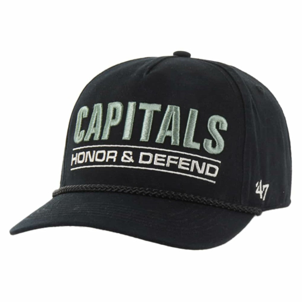 Washington Capitals '47 OHT Military Appreciation Homeland Honor and Defend Hitch Adjustable Hat Black