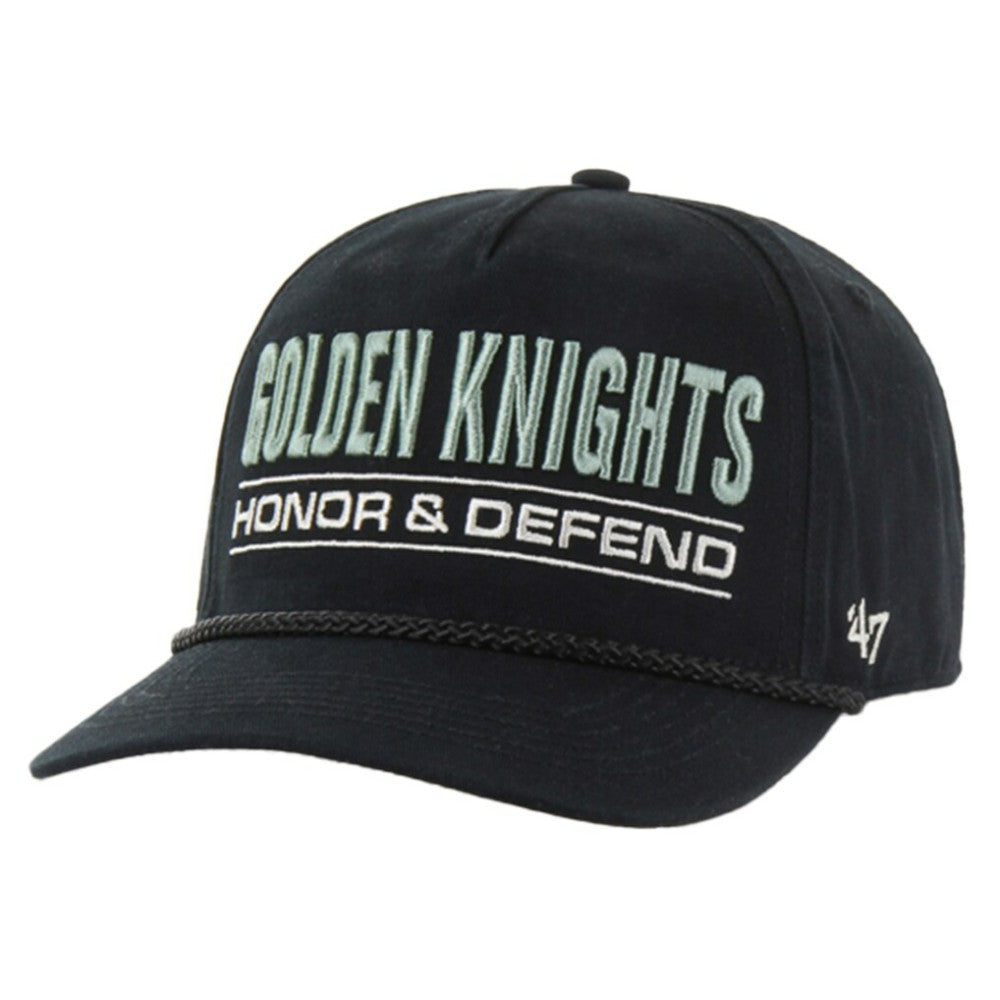 Vegas Golden Knights '47 OHT Military Appreciation Homeland Honor and Defend Hitch Adjustable Hat Black