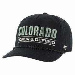 Colorado Avalanche '47 OHT Military Appreciation Homeland Honor and Defend Hitch Adjustable Hat Black