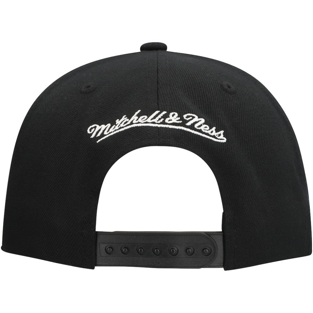 Vegas Golden Knights Mitchell & Ness Core Top Spot Snapback Hat Black