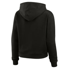 Kansas City Chiefs WEAR by Erin Andrews Women's Waffle-Knit Pullover Hoodie - Black on sale