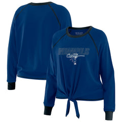 Indianapolis Colts WEAR by Erin Andrews Women's Tie-Front Long Sleeve T-Shirt - Royal online