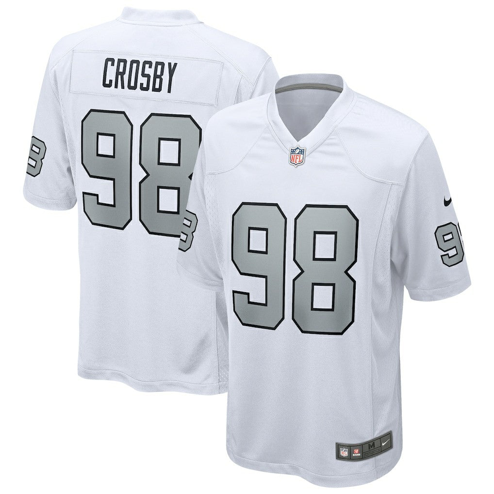 Maxx Crosby Las Vegas Raiders Alternate Game Jersey - White | Nike cheap