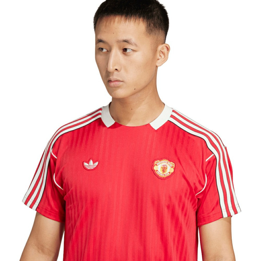 Manchester United Originals Terrace Icons Collection Fashion Jersey - Red | Adidas for sale