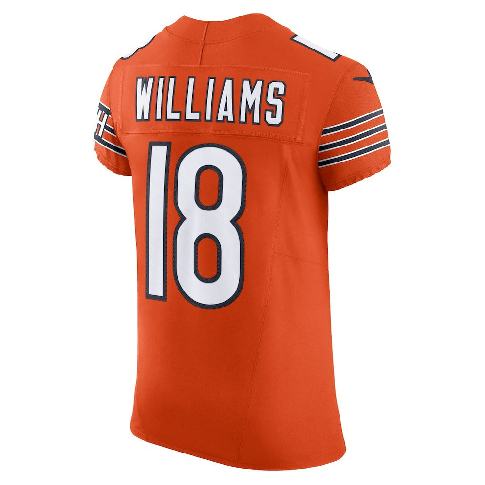 Caleb Williams Chicago Bears Alternate Vapor F.U.S.E. Elite Jersey - Orange | Nike outlet
