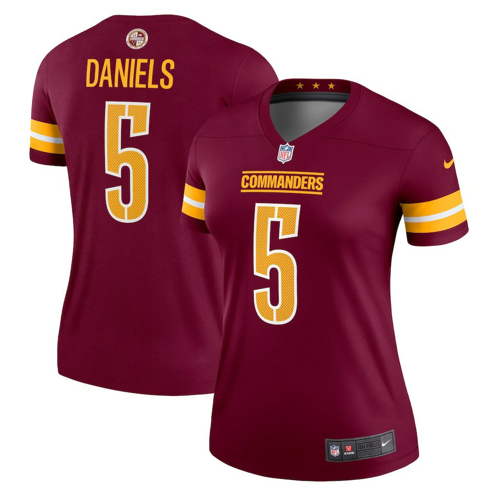 Jayden Daniels Washington Commanders Women's Legend Player Performance Top - Burgundy | Nike on sale