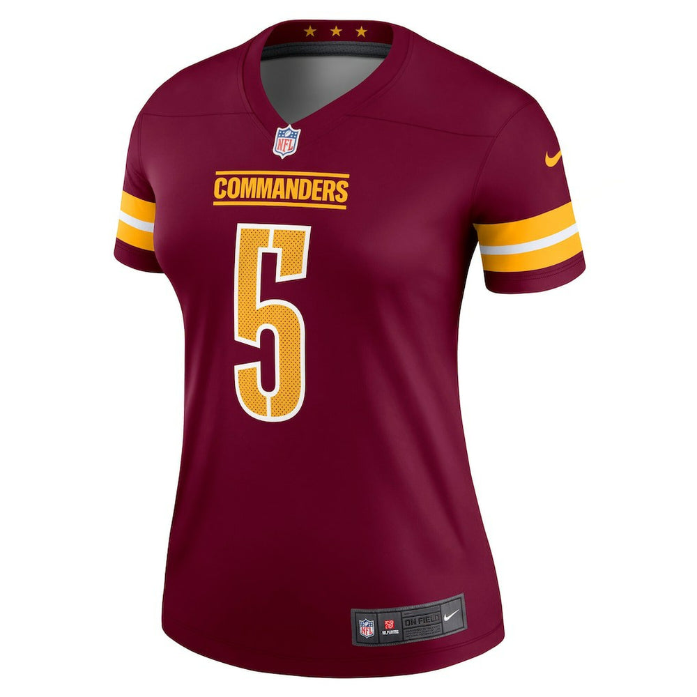 Jayden Daniels Washington Commanders Women's Legend Player Performance Top - Burgundy | Nike on sale