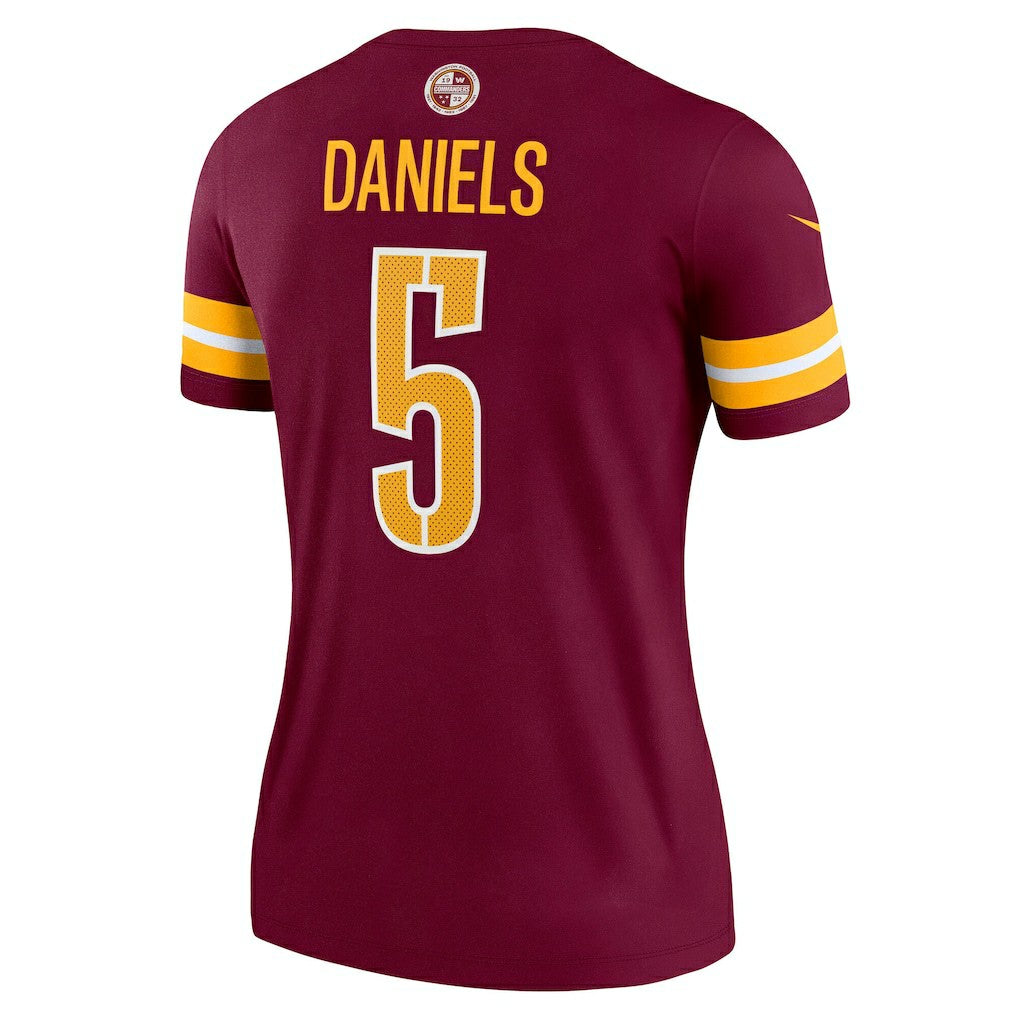 Jayden Daniels Washington Commanders Women's Legend Player Performance Top - Burgundy | Nike on sale