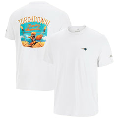 New England Patriots Sport Torchdown Graphic T-Shirt - White sale