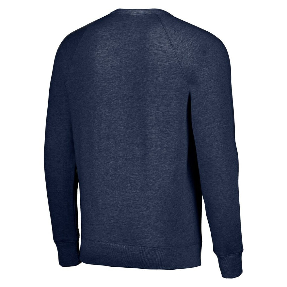 Atlanta Braves MLB x Guy Fieri’s Flavortown Unisex Tri-Blend Pullover Sweatshirt - Navy