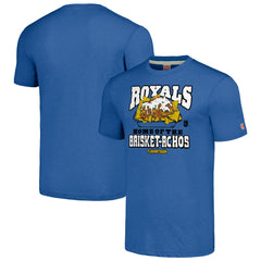 Kansas City Royals MLB x Guy Fieri’s Flavortown Unisex Tri-Blend T-Shirt - Royal