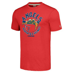 Los Angeles Angels MLB x Guy Fieri’s Flavortown Unisex Tri-Blend T-Shirt - Red