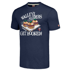 Minnesota Twins MLB x Guy Fieri’s Flavortown Unisex Tri-Blend T-Shirt - Navy