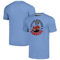 Texas Rangers MLB x Guy Fieri’s Flavortown Unisex Tri-Blend T-Shirt - Light Blue