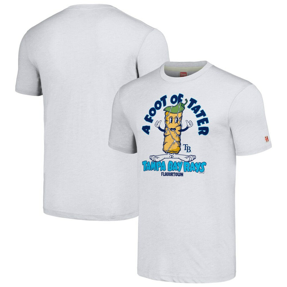 Tampa Bay Rays MLB x Guy Fieri’s Flavortown Unisex Tri-Blend T-Shirt - Ash