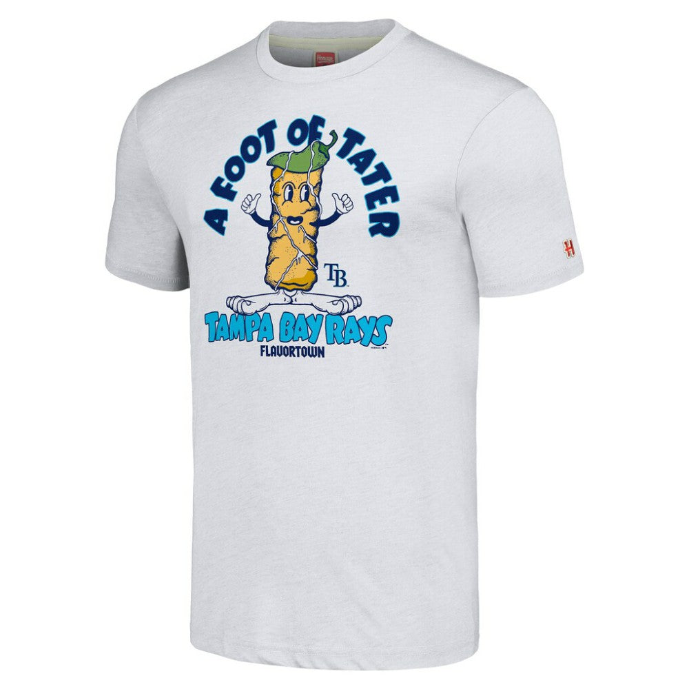 Tampa Bay Rays MLB x Guy Fieri’s Flavortown Unisex Tri-Blend T-Shirt - Ash