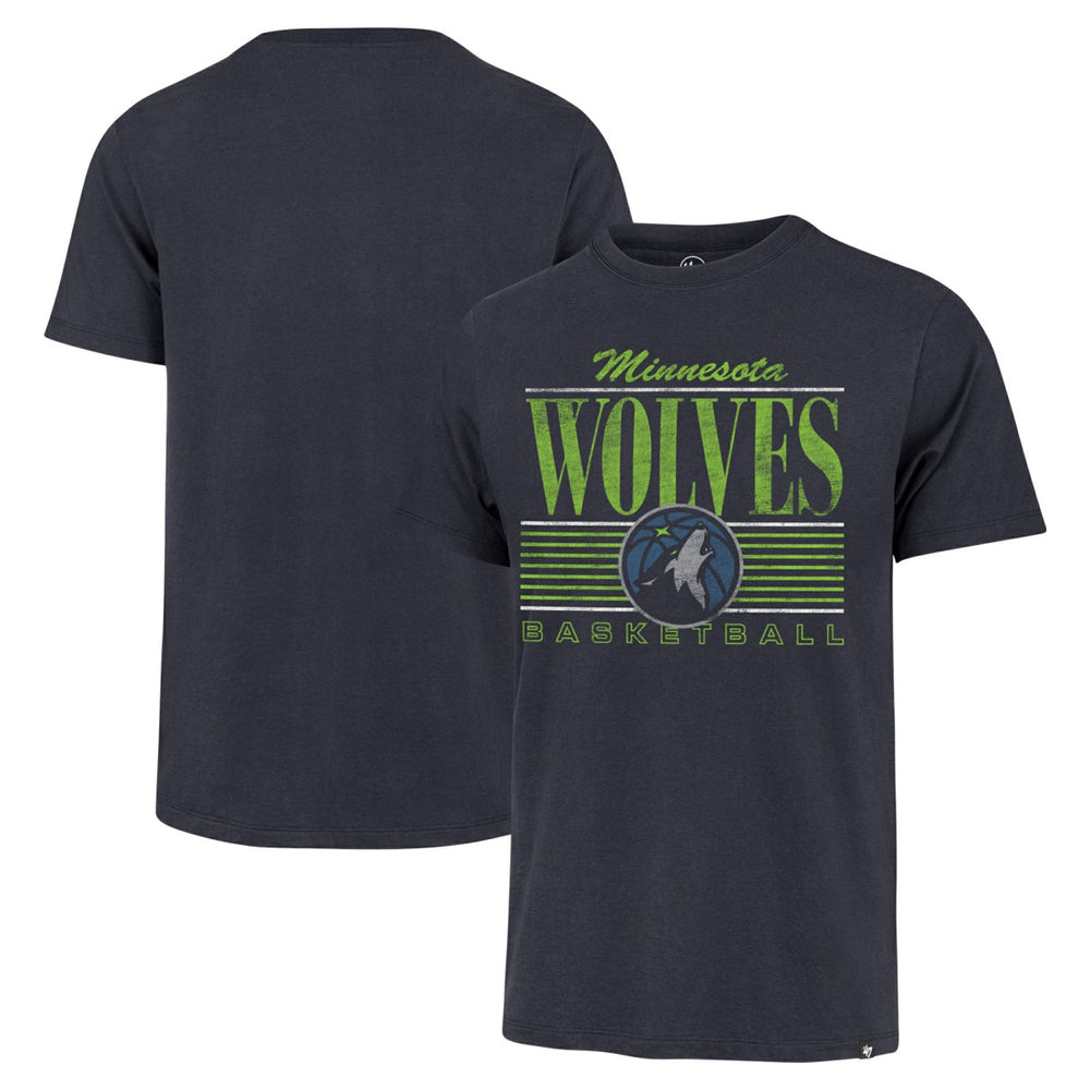 Minnesota Timberwolves '47 Remix Franklin T-Shirt - Navy | 47 brand for sale