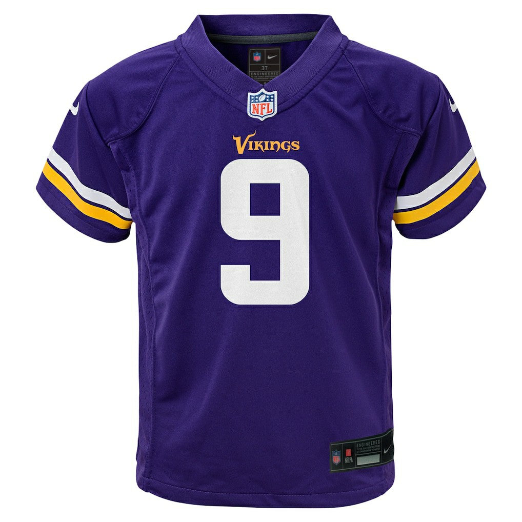 J.J. McCarthy Minnesota Vikings Preschool Player Game Jersey - Purple | Nike for sale