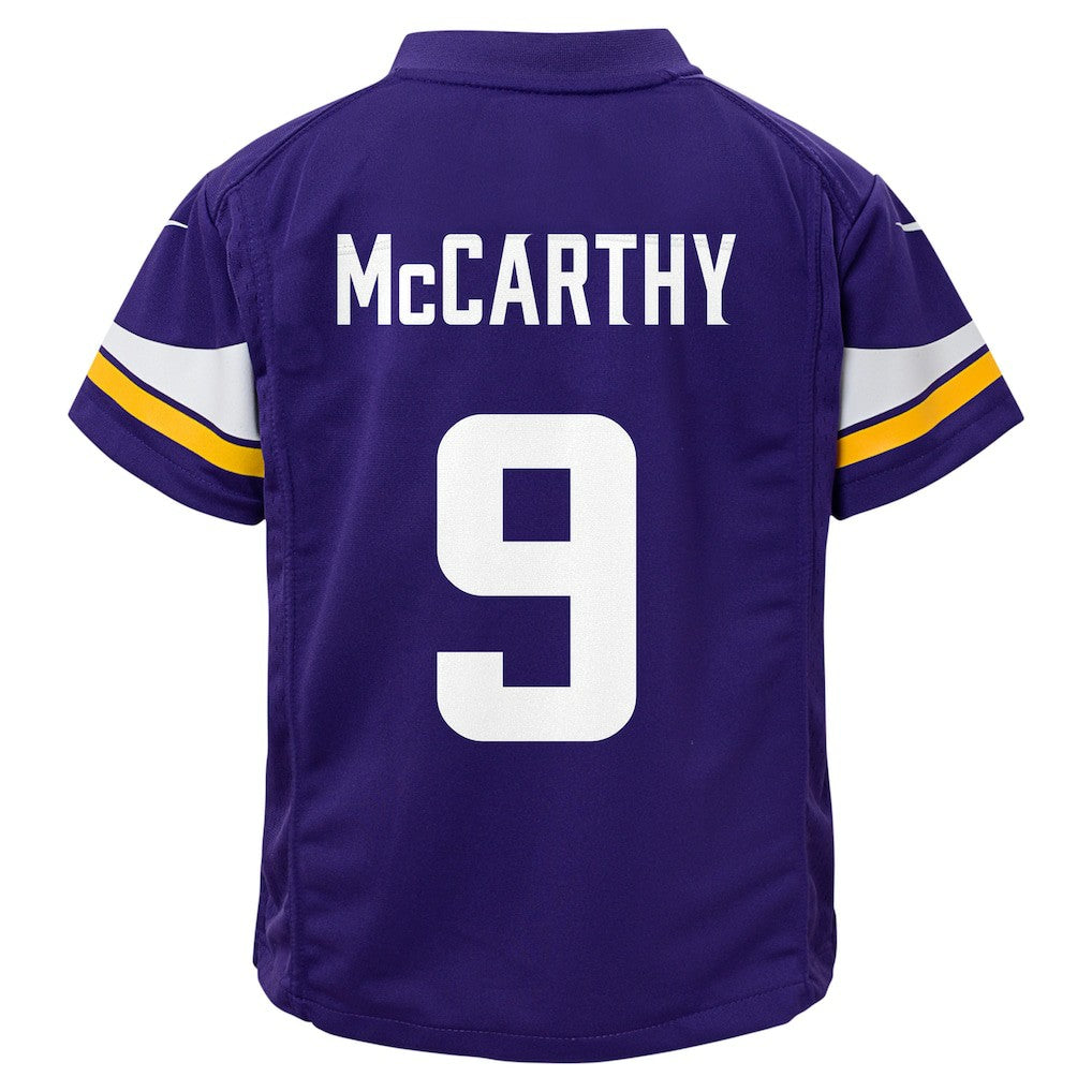 J.J. McCarthy Minnesota Vikings Preschool Player Game Jersey - Purple | Nike for sale