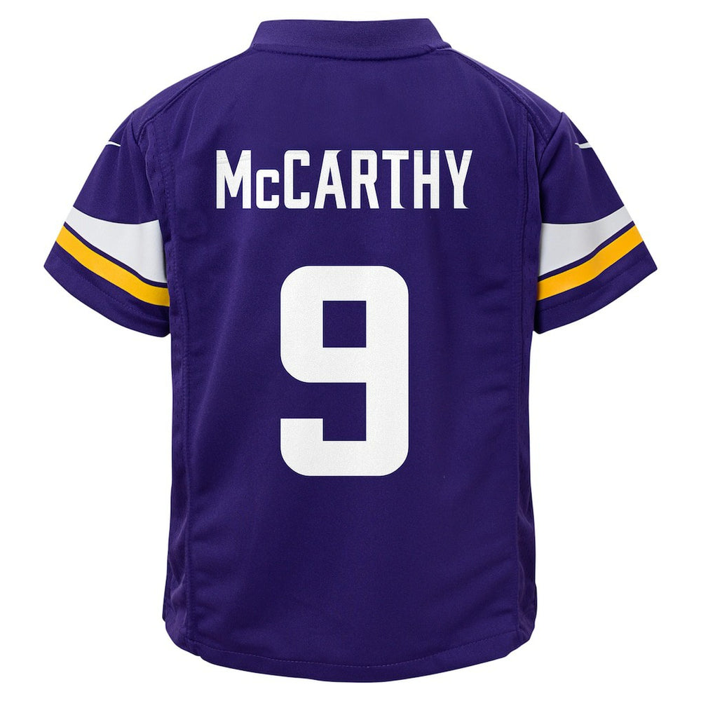 J.J. McCarthy Minnesota Vikings Preschool Player Game Jersey - Purple | Nike for sale