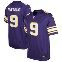 J.J. McCarthy Minnesota Vikings Youth Game Jersey - Purple | Nike sale