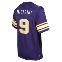 J.J. McCarthy Minnesota Vikings Youth Game Jersey - Purple | Nike sale