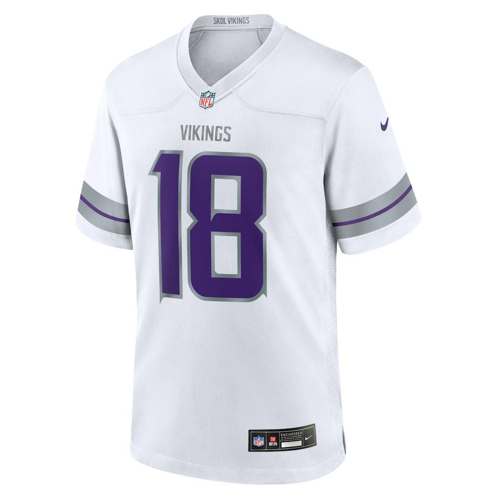 Justin Jefferson Minnesota Vikings Youth Game Jersey - White | Nike sale