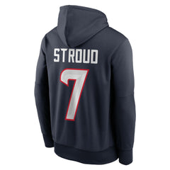 C.J. Stroud Houston Texans Player Name & Number Therma Hoodie - Navy | Nike cheap