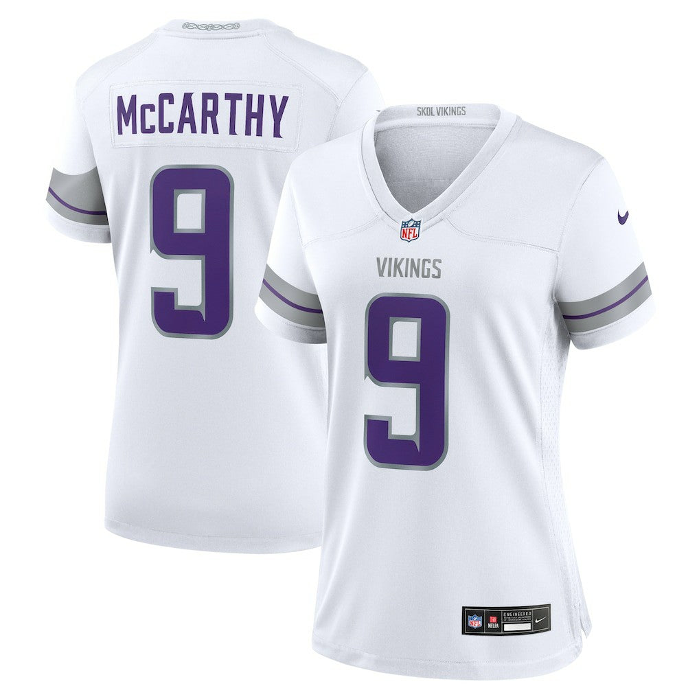 J.J. McCarthy Minnesota Vikings Women's Alternate Game Player Jersey - White | Nike sale