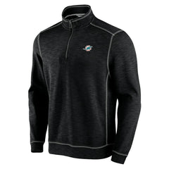 Miami Dolphins Big & Tall Tobago Bay Half-Zip Sweatshirt - Black outlet