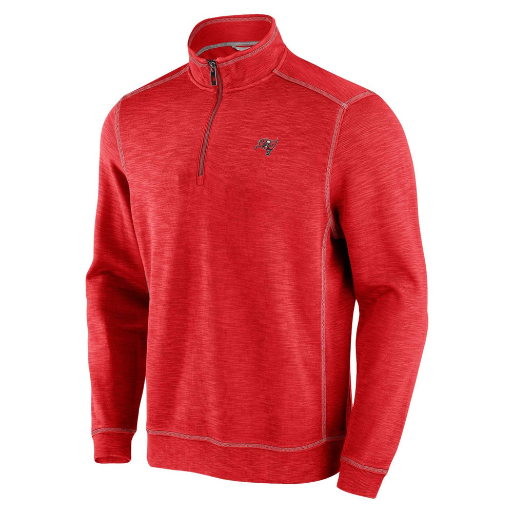 Tampa Bay Buccaneers Big & Tall Tobago Bay Half-Zip Sweatshirt - Red on sale