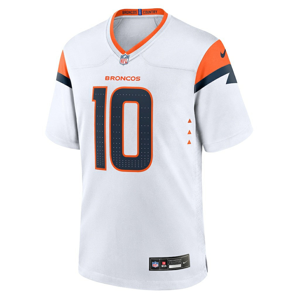 Bo Nix Denver Broncos Game Jersey - White | Nike discount