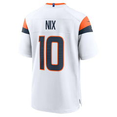 Bo Nix Denver Broncos Game Jersey - White | Nike discount