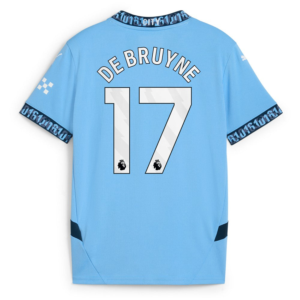 Kevin De Bruyne Manchester City Youth 2024/25 Home Replica Player Jersey - Light Blue | Puma cheap