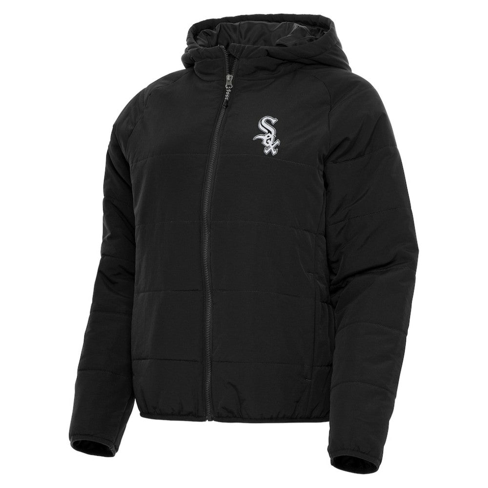 Chicago White Sox Antigua Women's Universe Full-Zip Hoodie Jacket - Black