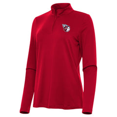 Cleveland Guardians Antigua Women's Reprocess Quarter-Zip Top - Red