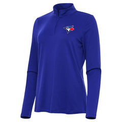 Toronto Blue Jays Antigua Women's Reprocess Quarter-Zip Top - Royal