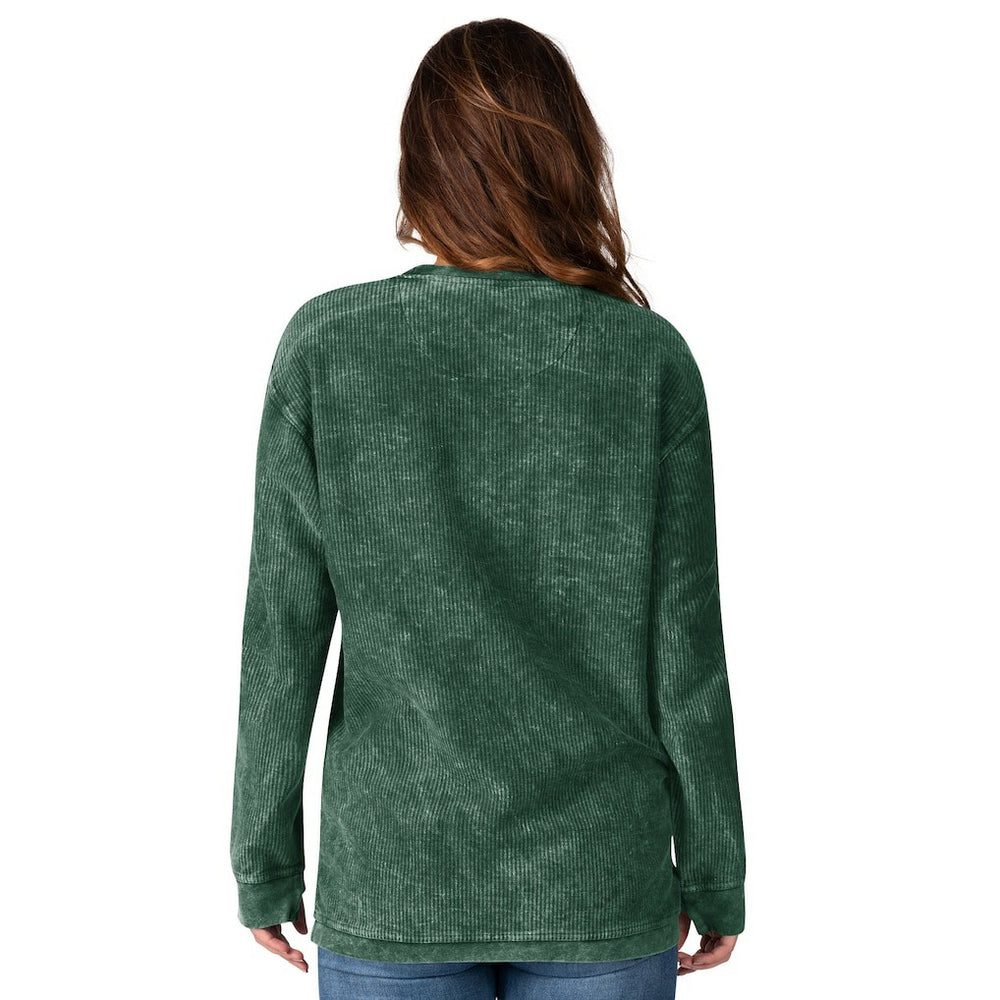 New York Jets G-III 4Her by Carl Banks Women's Comfy Cord Pullover Sweatshirt - Green online