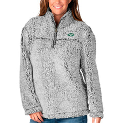 New York Jets G-III 4Her by Carl Banks Women's Sherpa Full-Zip Jacket - Gray sale