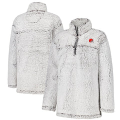 Cleveland Browns G-III 4Her by Carl Banks Women's Sherpa Full-Zip Jacket - Gray online