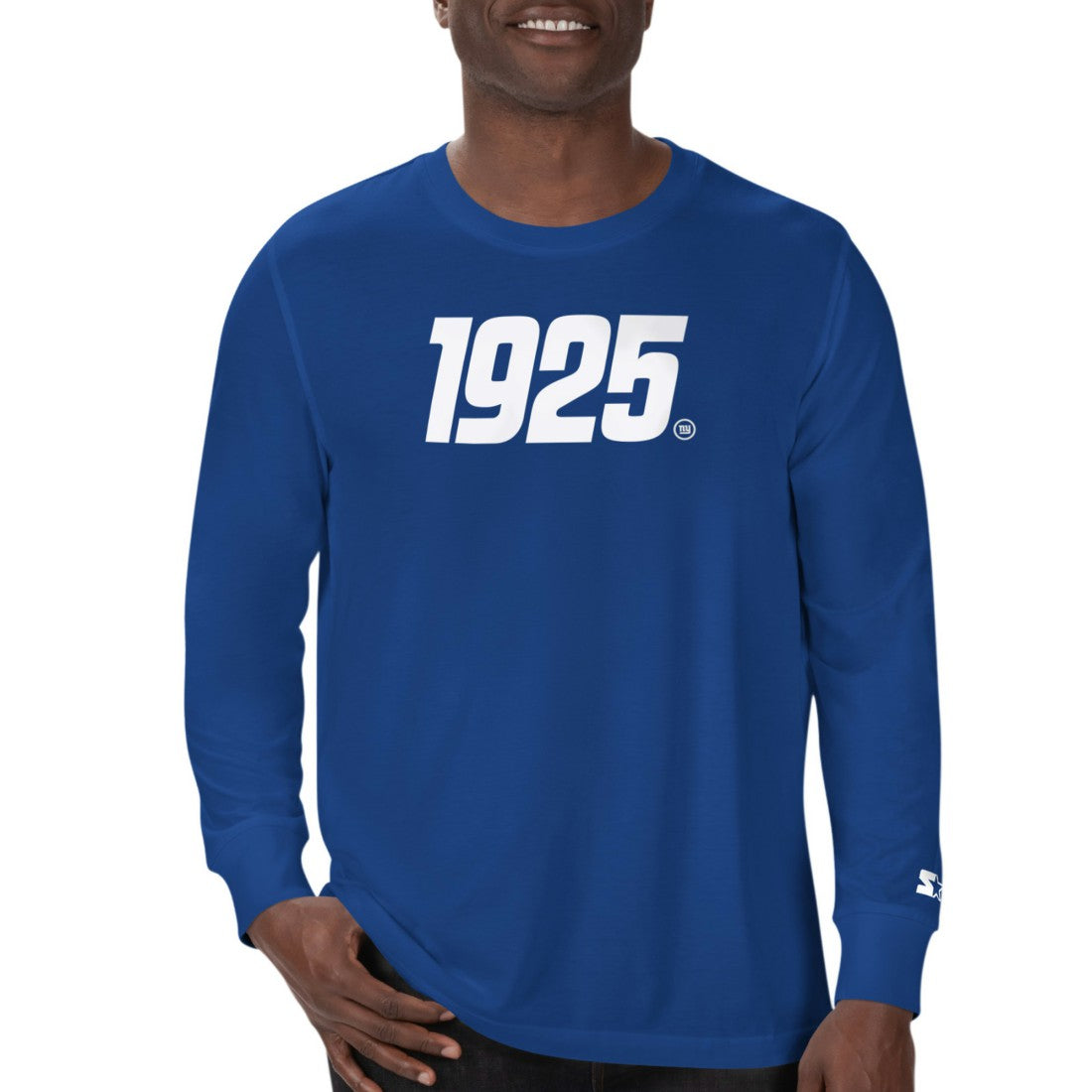 New York Giants Starter 1925 Collection Long Sleeve T-Shirt - Royal cheap