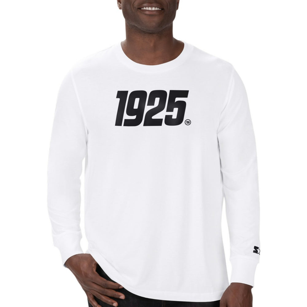 New York Giants Starter 1925 Collection Long Sleeve T-Shirt - White discount
