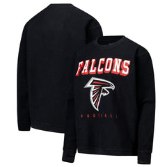 Atlanta Falcons G-III 4Her by Carl Banks Women's Comfy Cord Pullover Sweatshirt - Black cheap