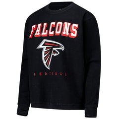 Atlanta Falcons G-III 4Her by Carl Banks Women's Comfy Cord Pullover Sweatshirt - Black cheap