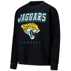 Jacksonville Jaguars G-III 4Her by Carl Banks Women's Comfy Cord Pullover Sweatshirt - Black sale