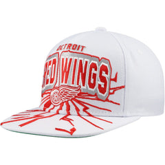 Detroit Red Wings Mitchell & Ness Youth After Shock Snapback Hat White